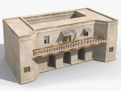 Arab xx20 Low-poly 3D model