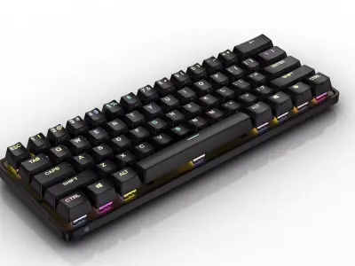 Apex Pro Mini Wireless Keyboard Low-poly 3D model