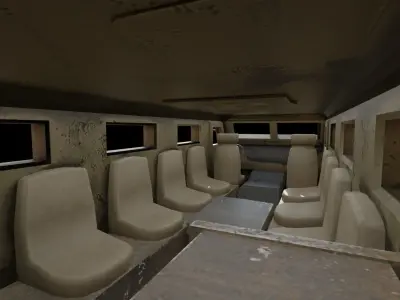 cougar 6x6 Low-poly 3D model