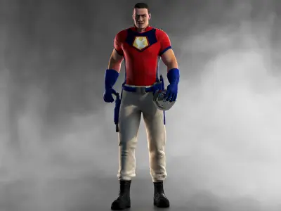 Peacemaker  Low-poly 3D model