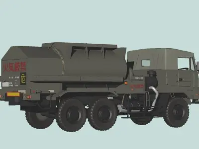 JGSDF Type73  Aviation fuel tank cars 3D model