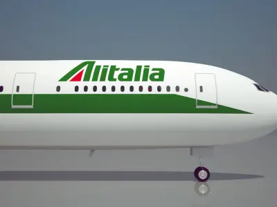 Alitalia Airlines 777 200ER 3D model