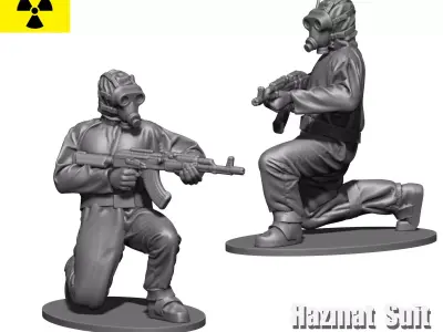 Hazmat suit 8 3D print model