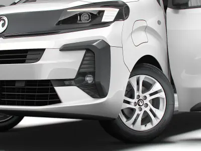 Vauxhall Vivaro Electric Van L3 HQ Interior 2024 3D model