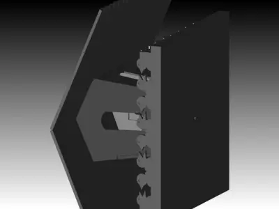 Bird house with bird-shaped fence Free 3D model