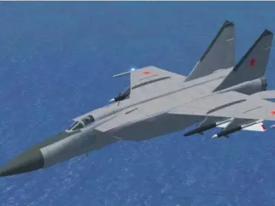 Mig-25 Foxbat 3D model