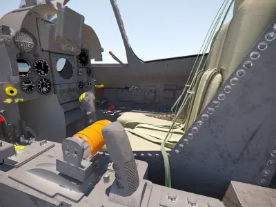Mirage III Cockpit 3D model