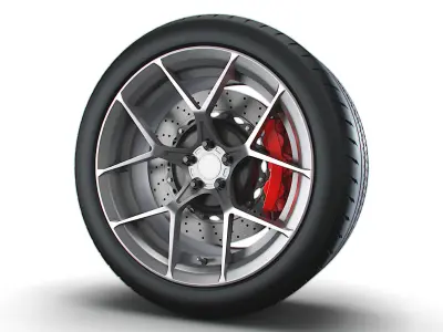 American Racing AR924 wheel 3D model
