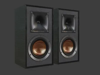 Speakers Bookshelf  Klipsch Reference Low-poly 3D model