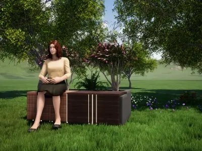 Urban Furniture 09 Free 3D model
