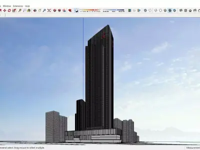 Sketchup Office building J7 3D model