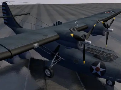 Consolidated PBY-5 Catalina 3D model