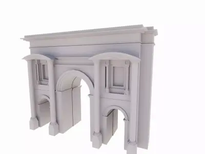 Arcade arches and columns - arches and columns - arches 3D model