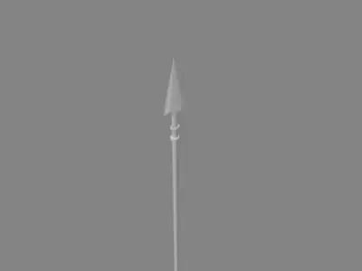 Bhala Weapons Low-poly 3D model