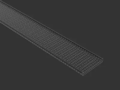 Cable Tray 300mm x 3000mm TYPE1 3D model