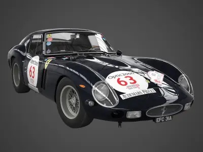 Ferrari 250 GTO - 4219GT - No Engine 3D model