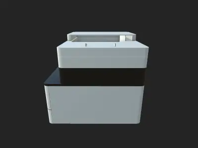 Printer Low-poly 3D model