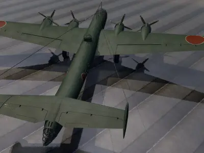 Nakajima G5N2 Shinzan - aka Liz 3D model