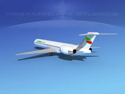 McDonnell Douglas MD-90 Bulgaria 3D model