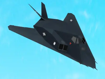 F117 Stealth 3D model