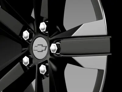 Chevrolet Camaro SEMA 2011 rim 3D model