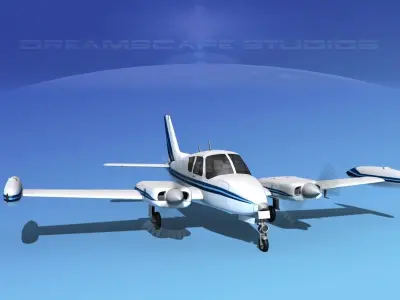 Cessna 310 V13 3D model