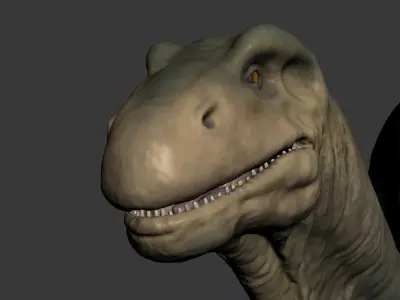 Brontosaurus dinosaur 3D model