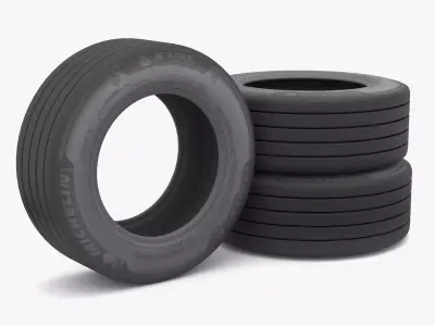 Michelin Wheel Tire 3D model