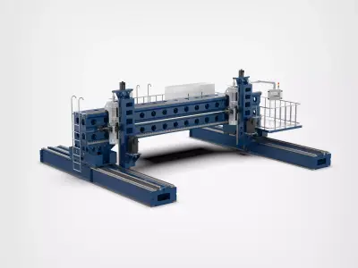 6060 Gantry Milling Machine 3D model