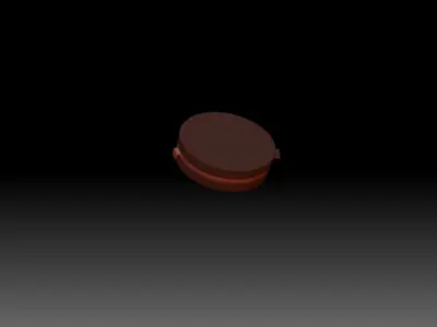 Pill box Free 3D model