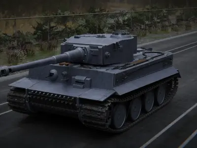 Tank Tiger 1  3D model