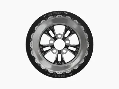 RC Components Fusion 16x16 drag rear wheel Low-poly 3D model