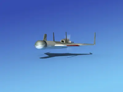 Harpy 1 UAV V05 3D model