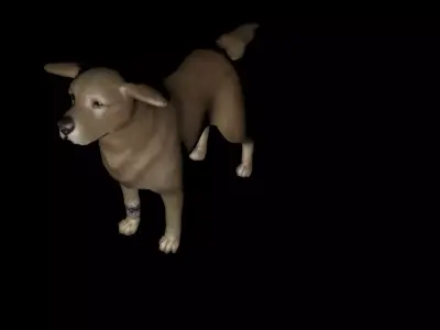 Dog Cinema 4d Free 3D model