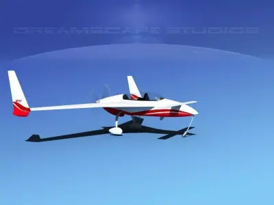 Rutan Long-EZ V11 3D model