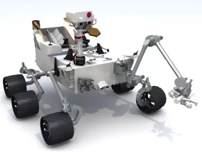Curiosity Rover Mars Science Lab MSL 3D model