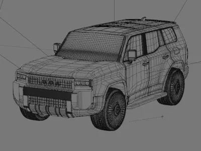 2024 Toyota Landcruiser Free 3D model