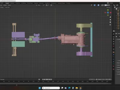 Panzerkampfwagen V Panther transmission 3D model