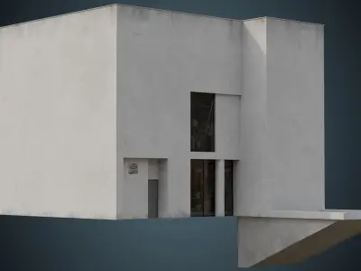 Building 9B Low-poly 3D model