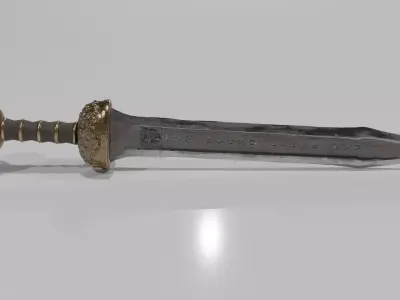 Gladius old sword 3D model