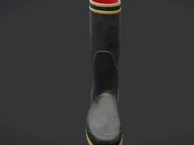 rubber boot 3D model