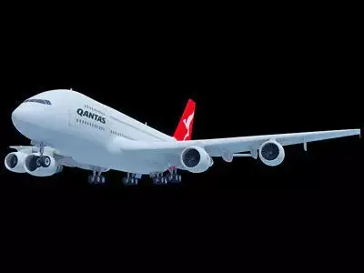 Qantas Airbus Model 3D model