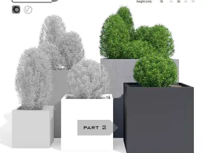 Pottery Pots nine part 2 3D model