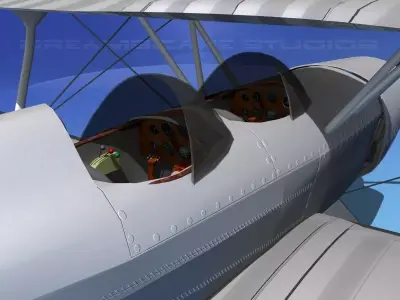 Acro Sport II Bare Metal 3D model