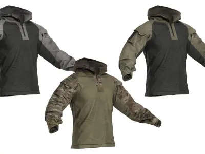 AEM01 TACTICAL JACKET Low-poly 3D model