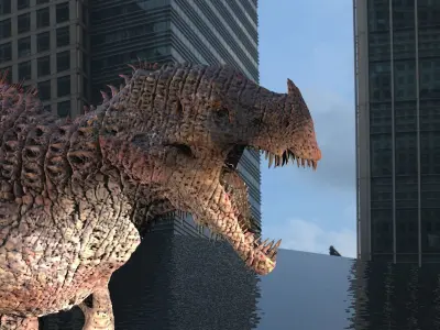 Viking Dinosaur 3D model