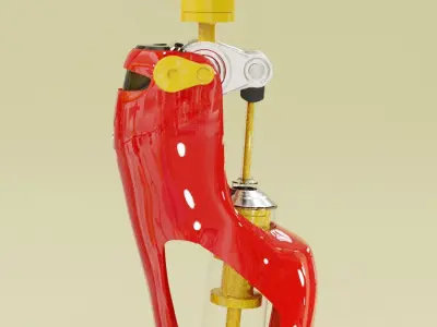 prosthetic Leg Scientific 3D model