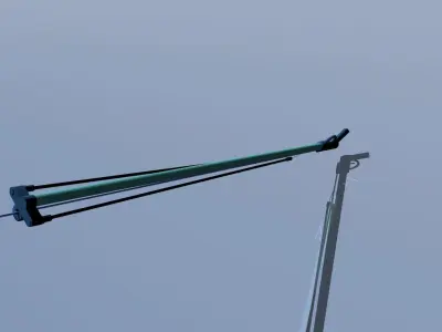 Speargun metal rod 3D model