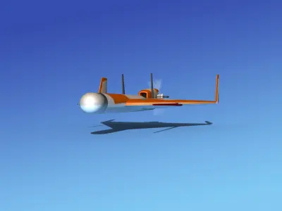 Harpy 1 UAV V01 3D model