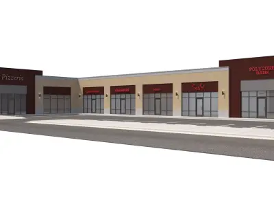 Retail-087 Retail Store 3D model